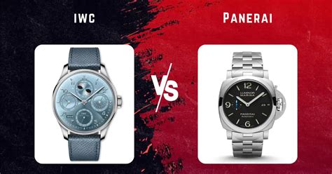 iwc vs panerai watches|IWC vs. Panerai: The Battle of Luxury Watch Brands.